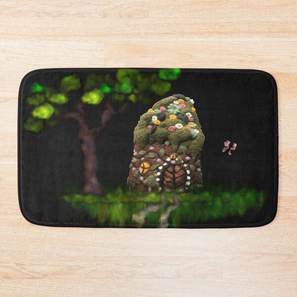 Item preview, Hand-felted hobbit house with garden designed and sold by creaphyl28.