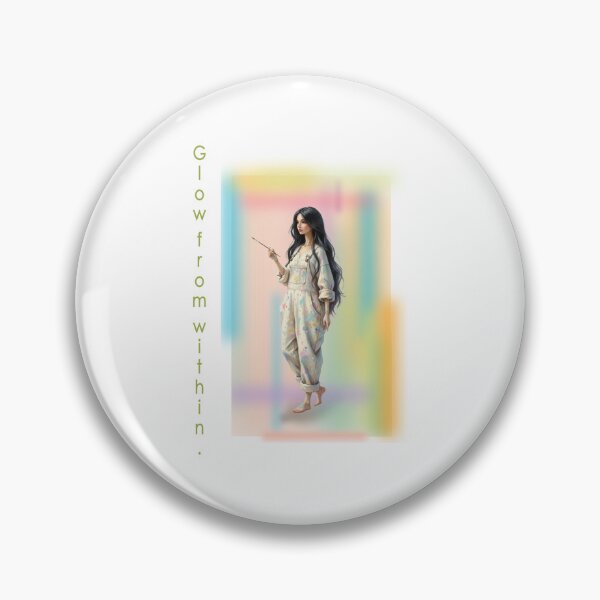 Item preview, Glow From Within – pastel artist in color magic designed and sold by Herzbaumatelier.