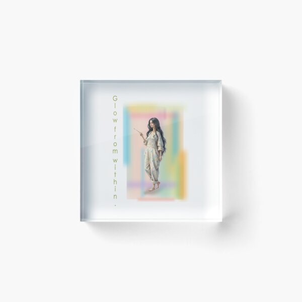 Item preview, Glow From Within – pastel artist in color magic designed and sold by Herzbaumatelier.