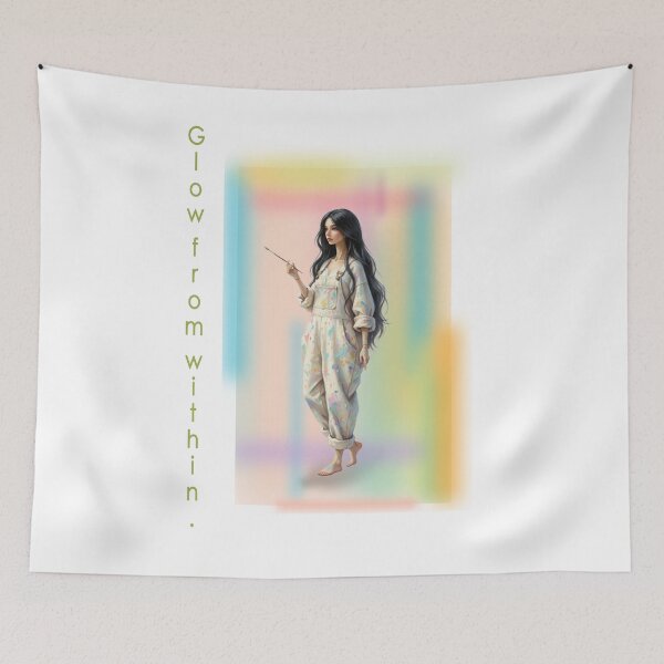 Item preview, Glow From Within – pastel artist in color magic designed and sold by Herzbaumatelier.