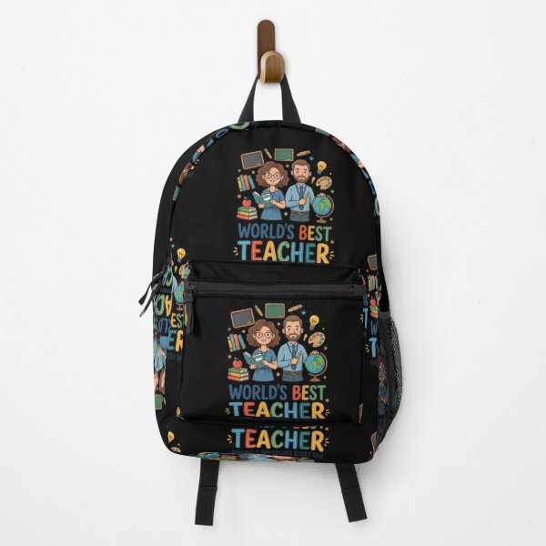 Item preview, Best Teacher Ever Artistic School Icons T_shirt designed and sold by happyshirt27.