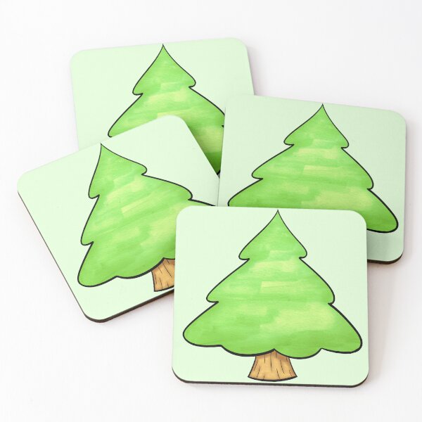 Item preview, Watercolor Green Pine Tree designed and sold by CloudClown.