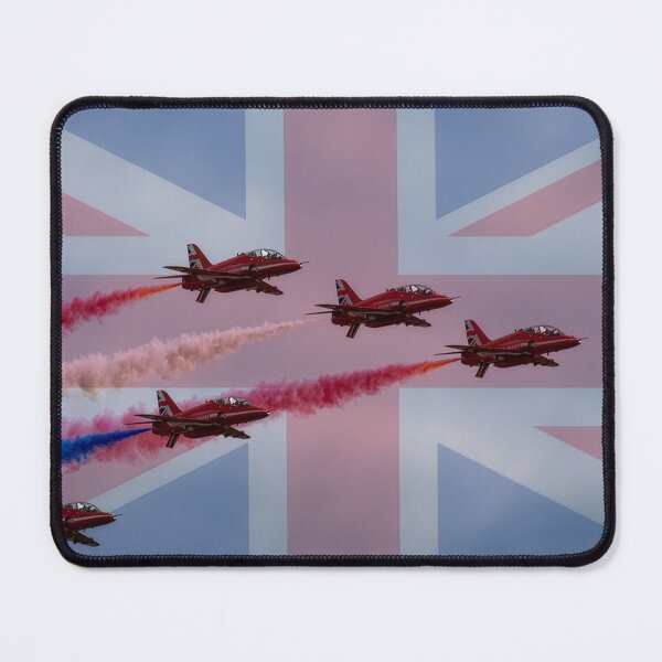 Item preview, Red Arrows Over Union Flag designed and sold by flowlens.media.