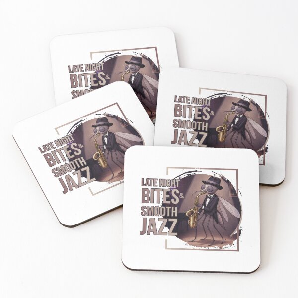 Item preview, Mosquito Jazz Night - Late night bites&smooth jazz designed and sold by GraphicComet.