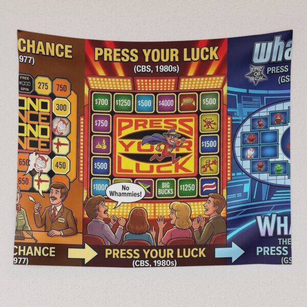 Item preview, Game Show Trilogy: Press Your Luck designed and sold by Uniqueartai.