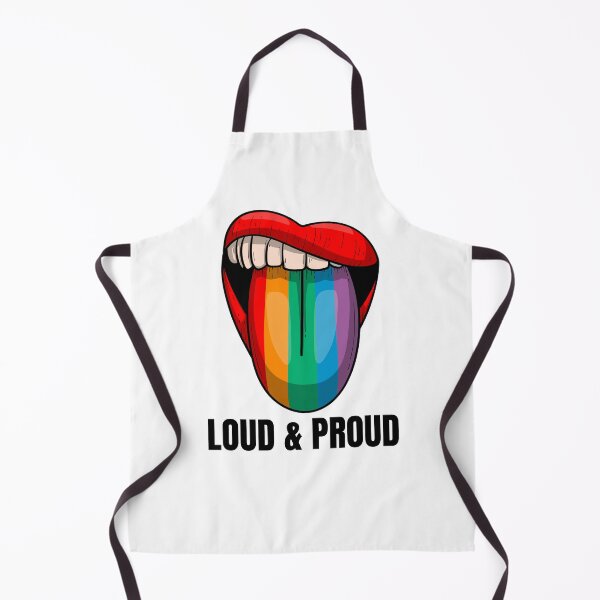 Item preview, Loud & Proud Pride Statement with Rainbow Tongue designed and sold by Kreativa1.