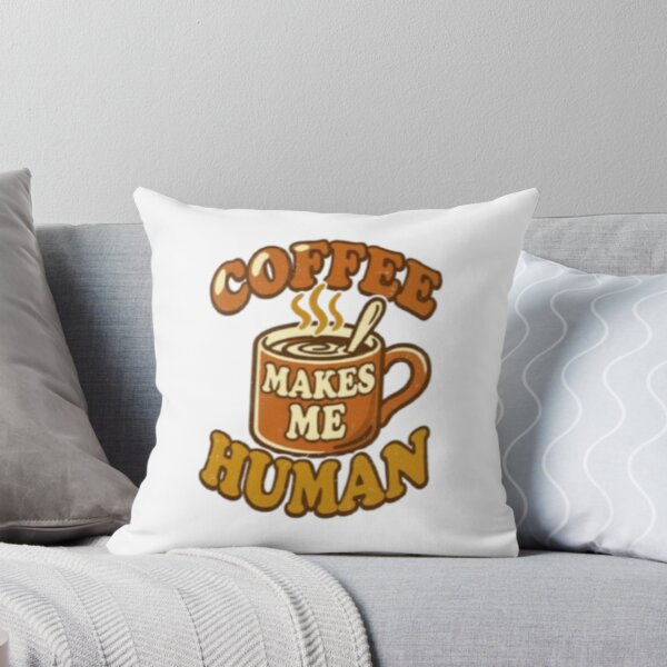 Item preview, Funny Coffee Makes Me Human Vintage Quote designed and sold by DesigneArt24.