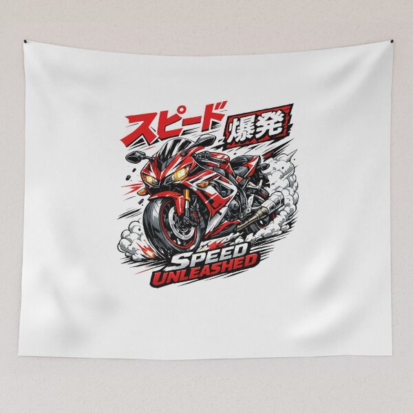 Item preview, Anime Motorcycle T-Shirt Design designed and sold by Newthingzy.