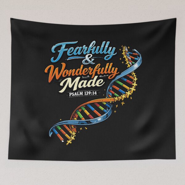 Item preview, Fearfully & Wonderfully Made Psalm 139:14 DNA designed and sold by Tsugraf Designs.