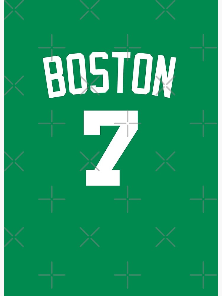 Jaylen Brown Jersey Art Board Print for Sale by designsheaven