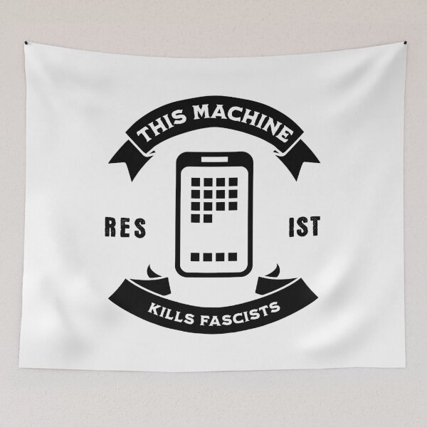Item preview, Smartphone: This machine kills fascists (Mono) designed and sold by Threshing Pigeon.