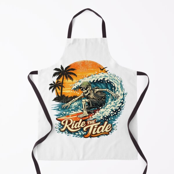 Item preview, Ride The Tide Skeleton Surfer designed and sold by MKDSN.