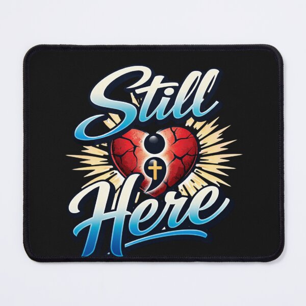Item preview, Semicolon Heart Enduring Journey Design designed and sold by Tsugraf Designs.