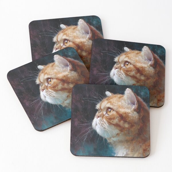 Item preview, Soulful Amber Eyes of a Ginger Cat designed and sold by Paolo-Bandal.