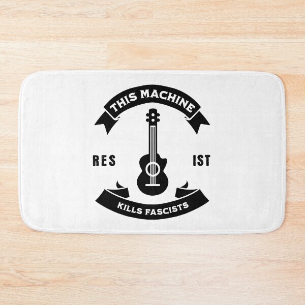 Item preview, Guitar: This machine kills fascists (Mono) designed and sold by Threshing Pigeon.