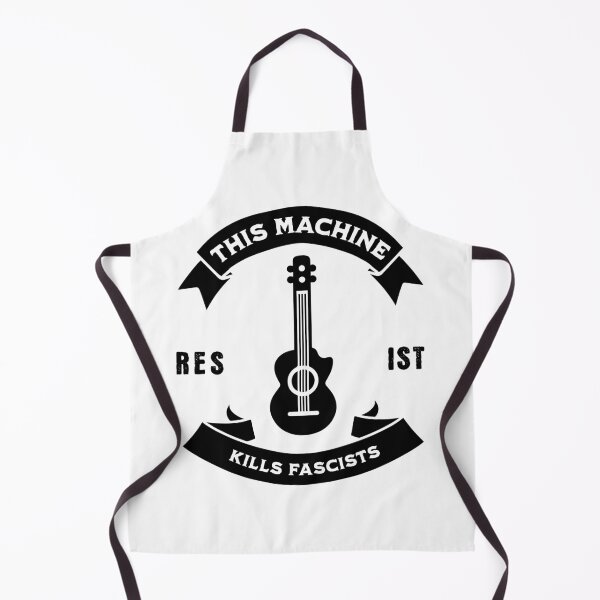 Item preview, Guitar: This machine kills fascists (Mono) designed and sold by Threshing Pigeon.