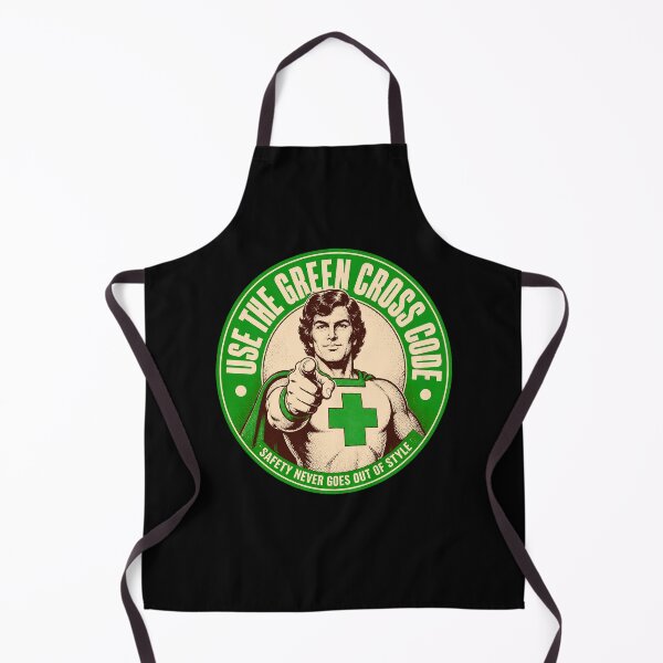 Item preview, Use The Green Cross Code Retro Safety Design designed and sold by JesterKrewArt.