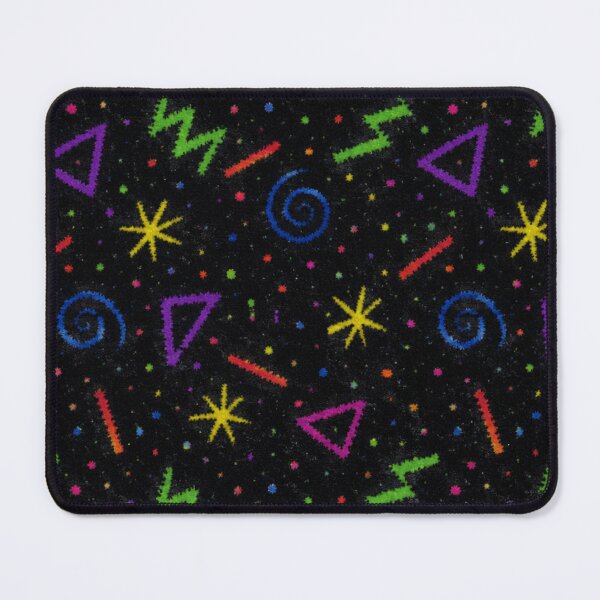 Item preview, Retro Arcade Neon Carpet Pattern Seamless 90s Vaporwave Texture designed and sold by Two Otters Co.