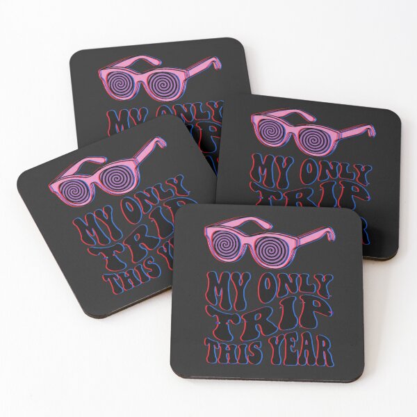 Item preview, My Only Trip This Year | Psychedelic Retro Sunglasses Glitch designed and sold by IriArt-Designs.