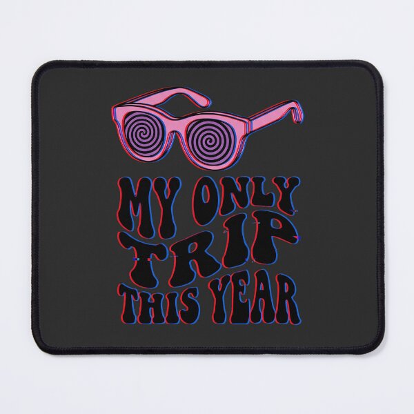 Item preview, My Only Trip This Year | Psychedelic Retro Sunglasses Glitch designed and sold by IriArt-Designs.