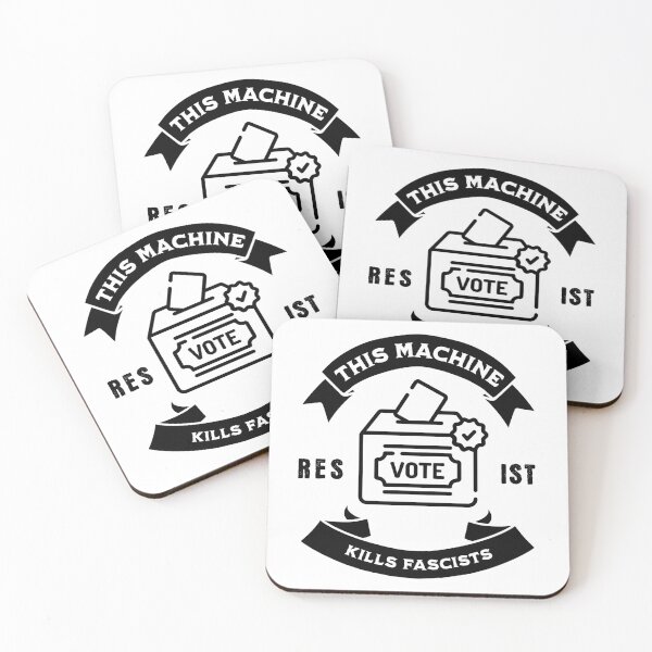 Item preview, Ballot Box: This machine kills fascists (Mono) designed and sold by Threshing Pigeon.