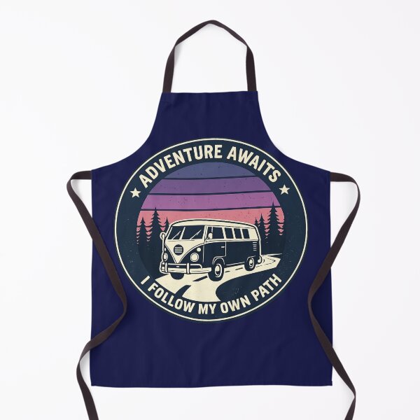 Item preview, Adventure Awaits Retro Camper Van designed and sold by mantra-pop.