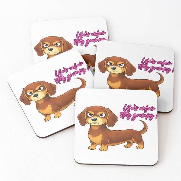 Item preview, Design Kiakia, "Life's unfair stay grumpy" designed and sold by petsfamilyart.