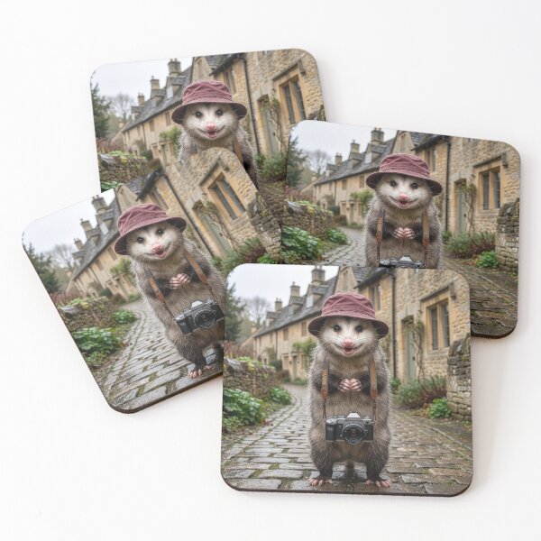 Item preview, Happy Virginia Possum Tours the Cotswolds designed and sold by Tridentulus.