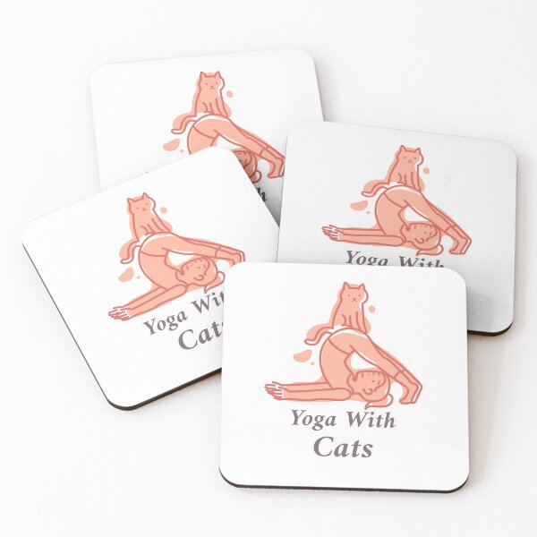 Item preview, Yoga With Cats designed and sold by HoppingCreation.