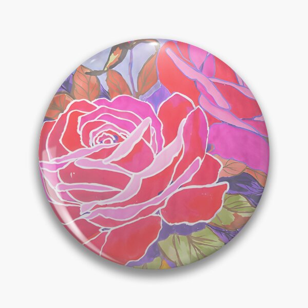 Artikelvorschau, Aquarellmalerei eines farbenfrohen Rosenstraußes entworfen und verkauft von Tulip1358.