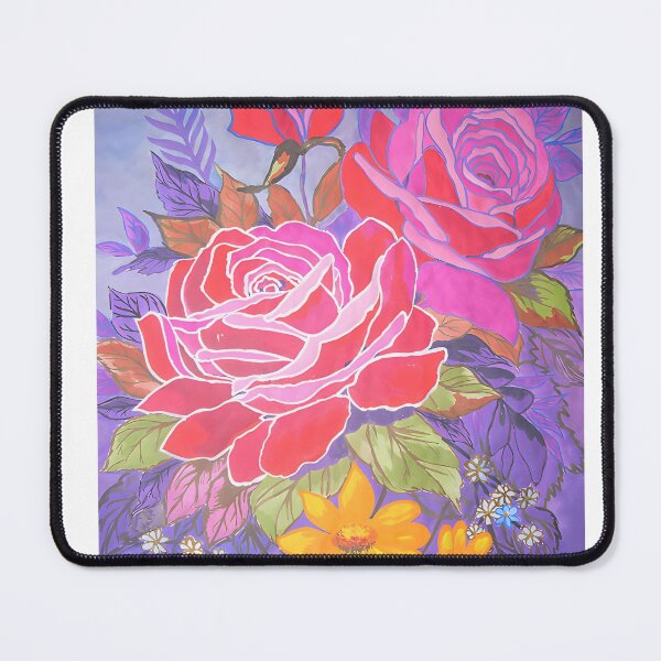 Item preview, Colorful Rose Bouquet Watercolor Painting designed and sold by Tulip1358.