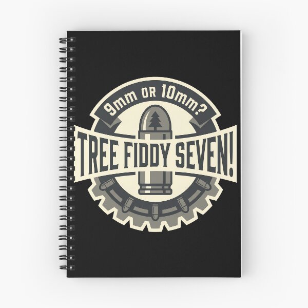 Item preview, 9mm or 10mm Tree Fiddy Seven Funny Firearm Caliber Humor designed and sold by ArtDreams92.