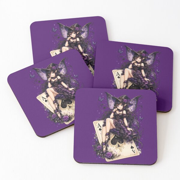 Item preview, Ace of Shadows – The Violet Fairy ♠️? designed and sold by The shop of Dreams.