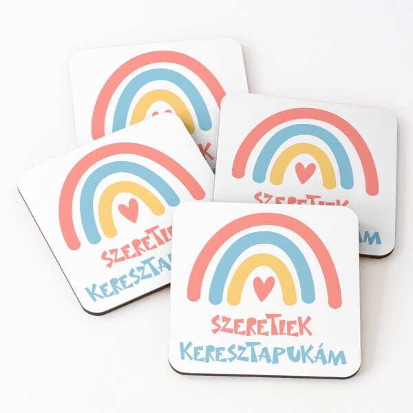 Item preview, Szeretlek Keresztapukám – Rainbow Hungarian Godfather Love Design designed and sold by EmeraldeaDesign.