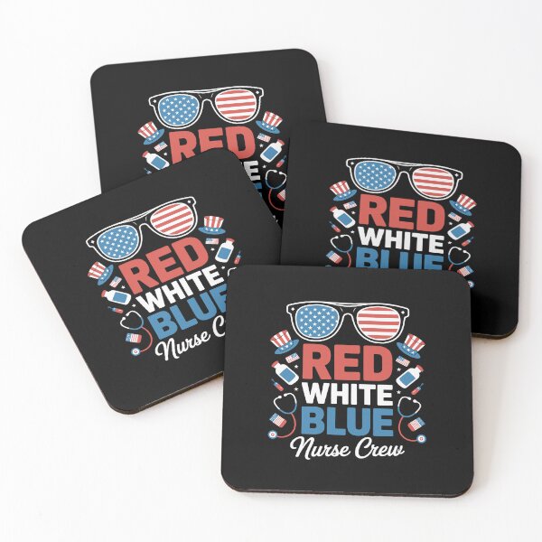 Item preview, Red White Blue Nurse Crew designed and sold by jkrphoto.