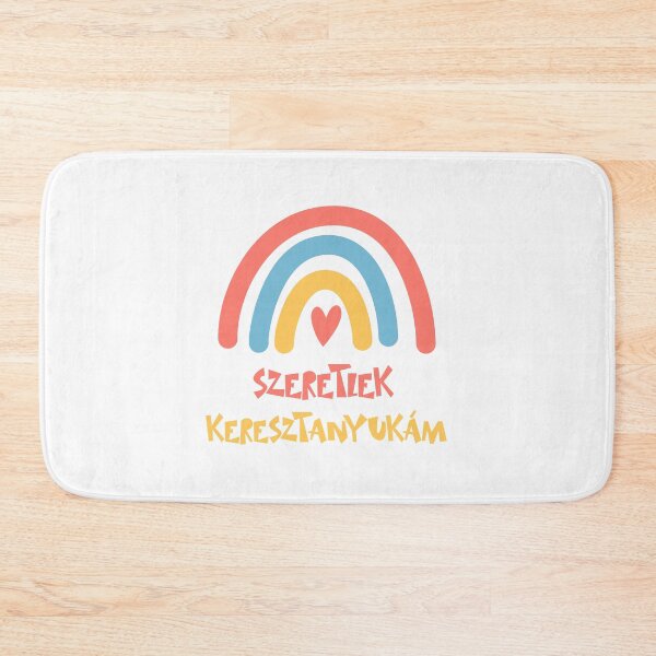 Item preview, Szeretlek Keresztanyukám – Rainbow Hungarian Godmother Love Design designed and sold by EmeraldeaDesign.