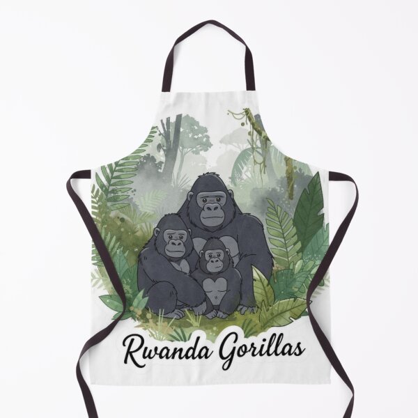 Item preview, Rwanda Gorilla Jungle Travel Sticker designed and sold by Modefissi.