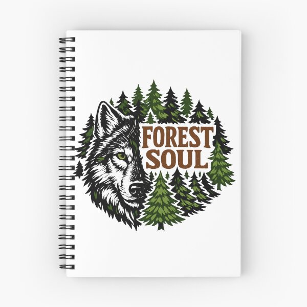 Item preview, Forest Soul - Wolf Nature Adventure Retro Wilderness designed and sold by SidTastic .