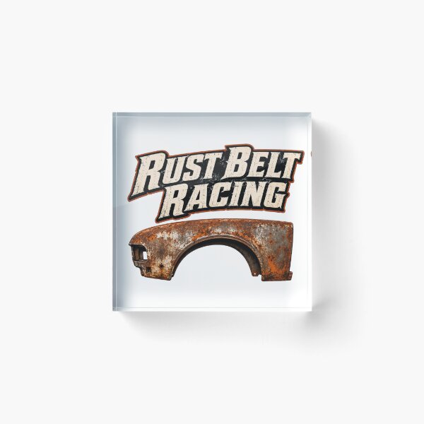 Item preview, Rust Belt Racing Vintage Car Fender Automotive Design designed and sold by Dark Fantasy Shop.