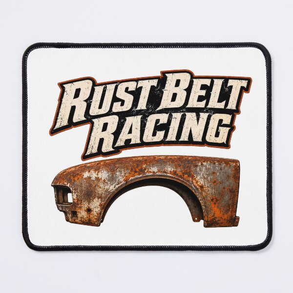 Item preview, Rust Belt Racing Vintage Car Fender Automotive Design designed and sold by Dark Fantasy Shop.