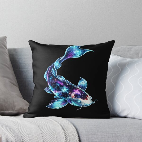 Item preview, Cosmic Koi Fish Neon Galaxy Aesthetic designed and sold by redsharkuk.