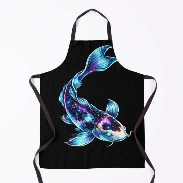 Item preview, Cosmic Koi Fish Neon Galaxy Aesthetic designed and sold by redsharkuk.