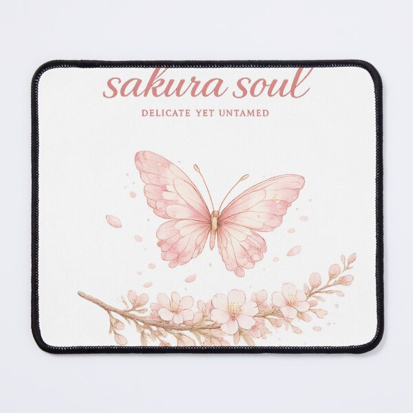 Item preview, Sakura Soul Delicate Yet Untamed Butterfly Gift for Her Women Empowerment Shirt designed and sold by DreamelleStudio.