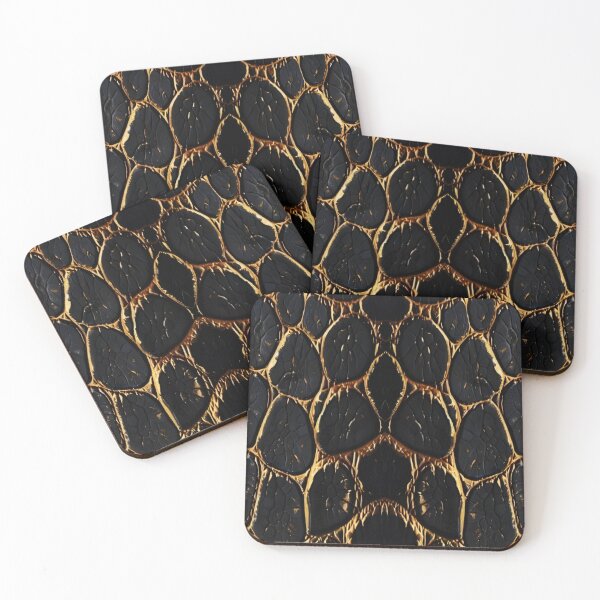 Item preview, Dark Snake Skin With Gold Edges designed and sold by Peac7e.