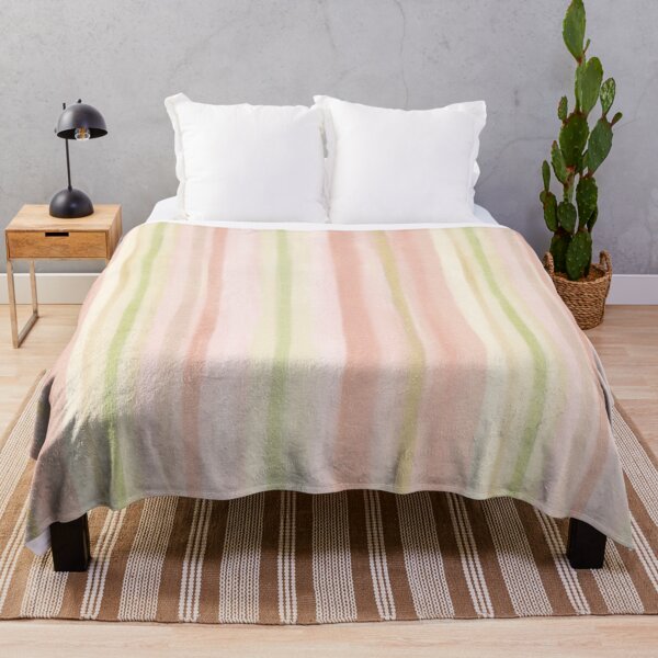Item preview, Faded Stripes in Pink and Green  designed and sold by Sweet Sketches.