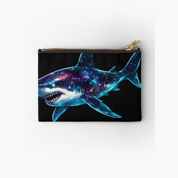 Item preview, Neon Cosmic Great White Shark Space Aesthetic designed and sold by redsharkuk.