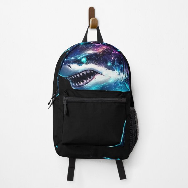 Item preview, Neon Cosmic Great White Shark Space Aesthetic designed and sold by redsharkuk.