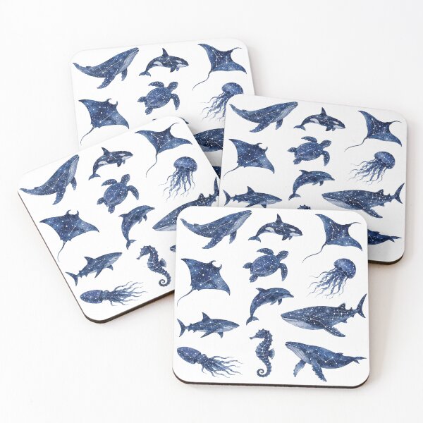 Item preview, Aqua Animals Gift For Sea Lovers designed and sold by MiraAmiStudio.