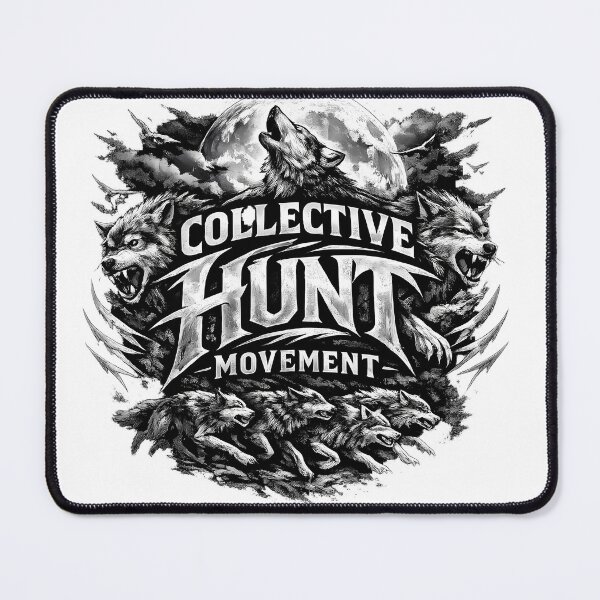 Item preview, Collective Hunt Movement Vintage Wolf Pack Dark Aesthetic designed and sold by etuvibes.