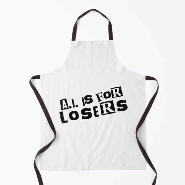 Item preview, A.I. is for losers_cutpaste punk font black text designed and sold by quinnhopp.